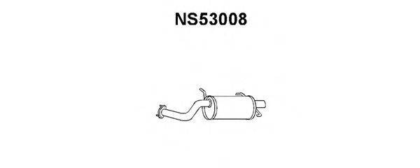 VENEPORTE NS53008 Глушник вихлопних газів кінцевий