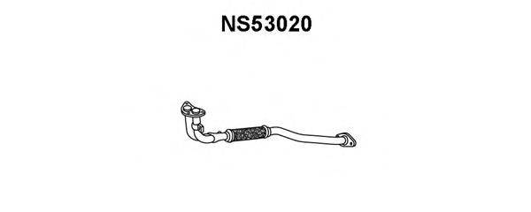 NISSAN 2002071J10 Труба вихлопного газу