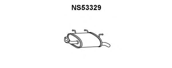 VENEPORTE NS53329 Глушник вихлопних газів кінцевий
