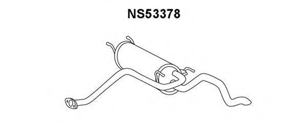 VENEPORTE NS53378 Глушник вихлопних газів кінцевий