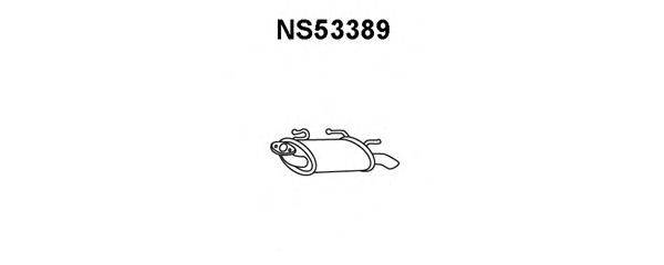 VENEPORTE NS53389 Глушник вихлопних газів кінцевий