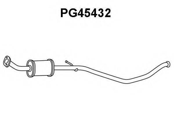VENEPORTE PG45432 Передглушувач вихлопних газів