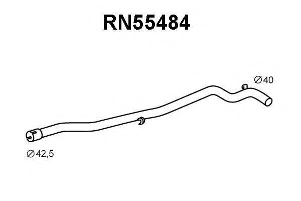 VENEPORTE RN55484 Труба вихлопного газу