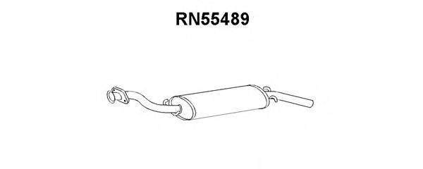 VENEPORTE RN55489 Глушник вихлопних газів кінцевий