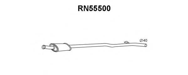 VENEPORTE RN55500 Передглушувач вихлопних газів