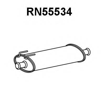VENEPORTE RN55534 Середній глушник вихлопних газів