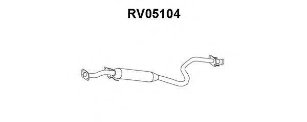 VENEPORTE RV05104 Середній глушник вихлопних газів