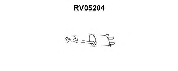 VENEPORTE RV05204 Глушник вихлопних газів кінцевий