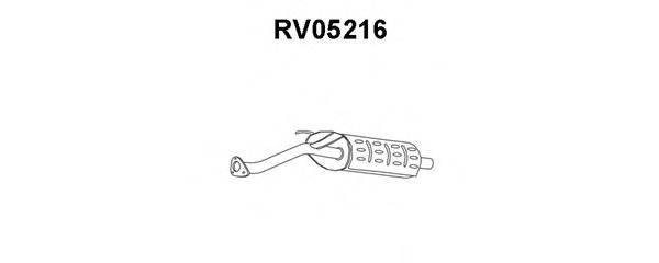 VENEPORTE RV05216 Глушник вихлопних газів кінцевий