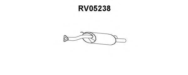ROVER/AUSTIN RR231E Глушник вихлопних газів кінцевий