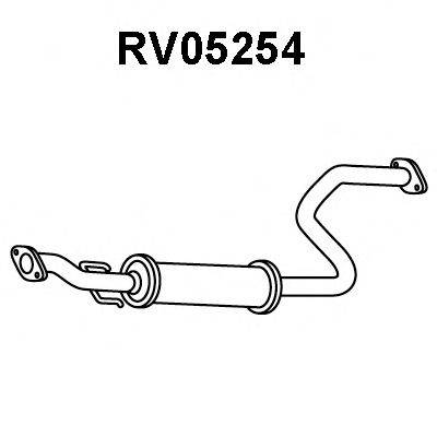 VENEPORTE RV05254 Передглушувач вихлопних газів