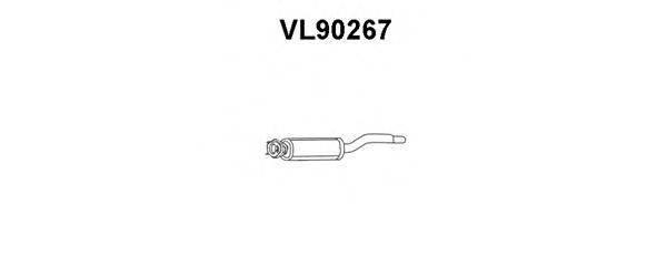 VENEPORTE VL90267 Передглушувач вихлопних газів