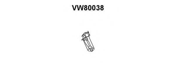 VENEPORTE VW80038 Труба вихлопного газу