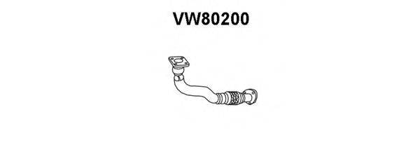 Труба вихлопного газу VENEPORTE VW80200