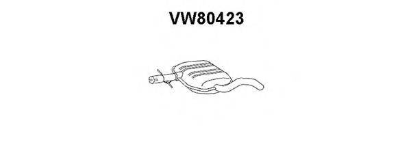 VENEPORTE VW80423 Передглушувач вихлопних газів