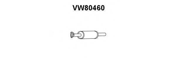 VAG 1H0253212B Передглушувач вихлопних газів