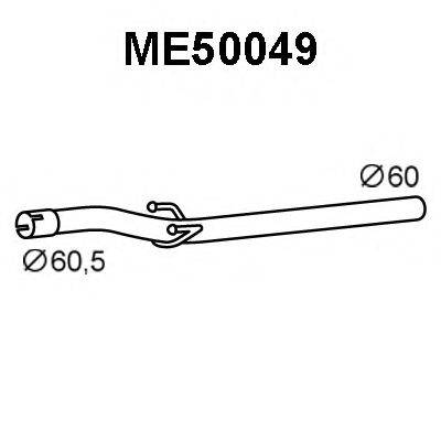 VENEPORTE ME50049 Труба вихлопного газу