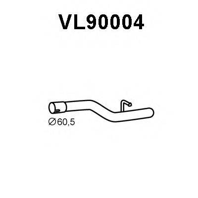 VENEPORTE VL90004 Труба вихлопного газу