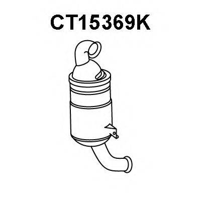 CITROEN/PEUGEOT 1706C5 Каталізатор