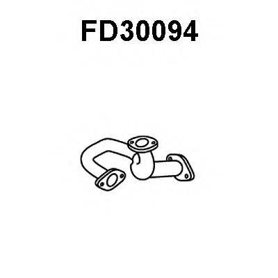 FORD 1026153 Труба вихлопного газу