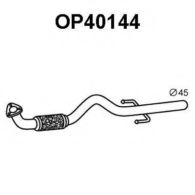 OPEL 5854316 Труба вихлопного газу