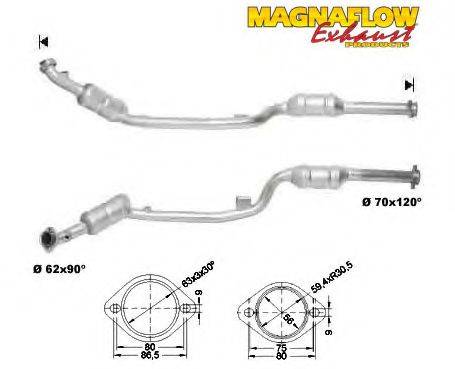 MAGNAFLOW 75014 Каталізатор