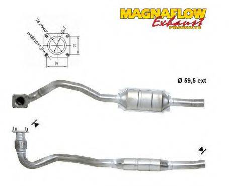MAGNAFLOW 72520D Каталізатор