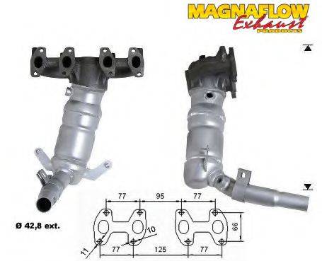 MAGNAFLOW 71811 Каталізатор