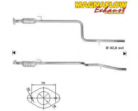 MAGNAFLOW 71803D Каталізатор