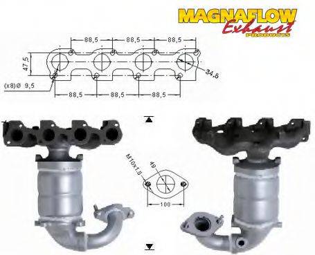 MAGNAFLOW 72527 Каталізатор
