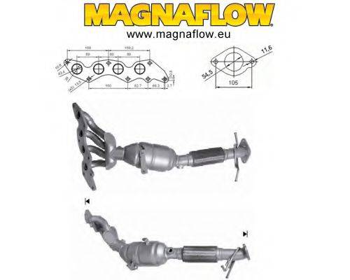 MAGNAFLOW 62505 Каталізатор