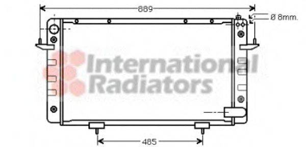 ROV/TRI/JAG/AUS/MG ESR2630 Радіатор, охолодження двигуна