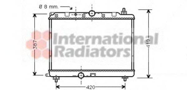 ROV/TRI/JAG/AUS/MG GRD932 Радіатор, охолодження двигуна