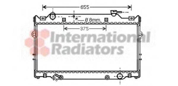 VAN WEZEL 53002339 Радіатор, охолодження двигуна