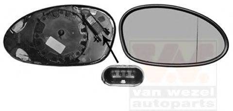 BMW 51167132744 Дзеркальне скло, зовнішнє дзеркало