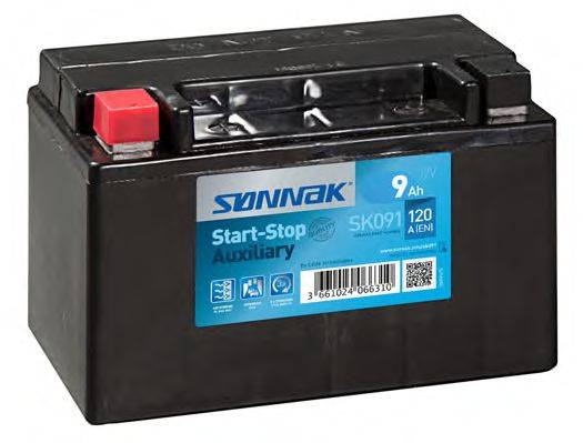 SONNAK SK091 Стартерна акумуляторна батарея; Стартерна акумуляторна батарея