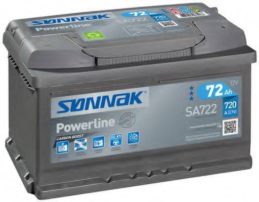 SONNAK SA722 Стартерна акумуляторна батарея; Стартерна акумуляторна батарея