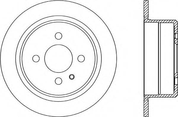 OPEN PARTS BDR192810 гальмівний диск