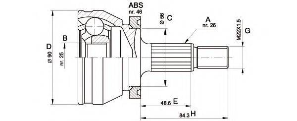 OPEN PARTS CVJ5167.10