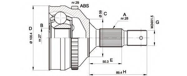 OPEN PARTS CVJ5258.10