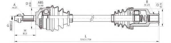 OPEN PARTS DRS6364.00