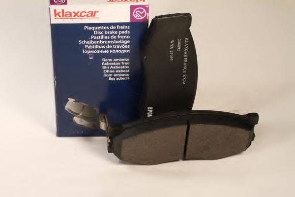 KLAXCAR FRANCE 24809Z Комплект гальмівних колодок, дискове гальмо