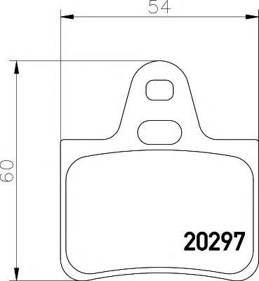 TEXTAR 2029703 Комплект гальмівних колодок, дискове гальмо