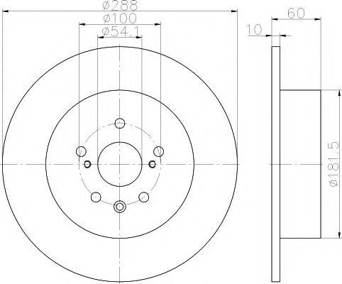 TEXTAR 92179203 гальмівний диск