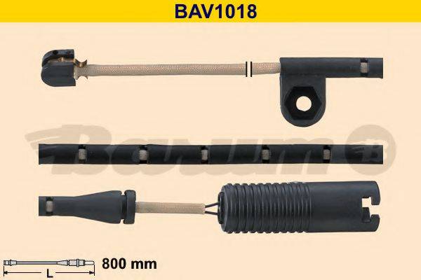 BARUM BAV1018 Сигналізатор, знос гальмівних колодок