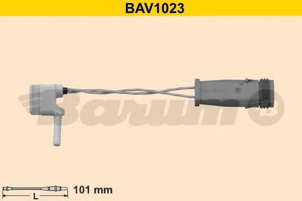 BARUM BAV1023 Сигналізатор, знос гальмівних колодок