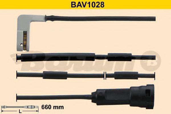 BARUM BAV1028 Сигналізатор, знос гальмівних колодок
