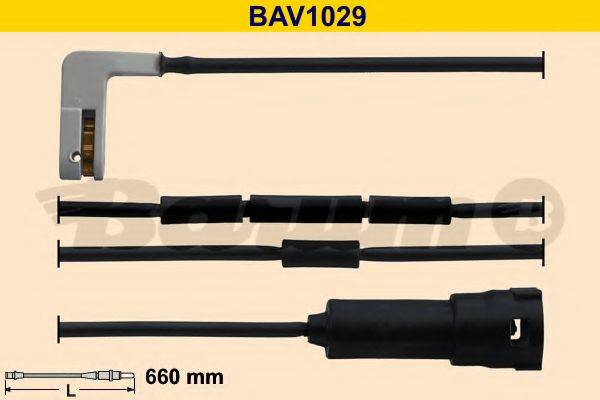 BARUM BAV1029 Сигналізатор, знос гальмівних колодок