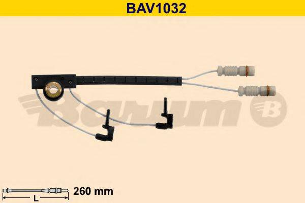 BARUM BAV1032 Сигналізатор, знос гальмівних колодок
