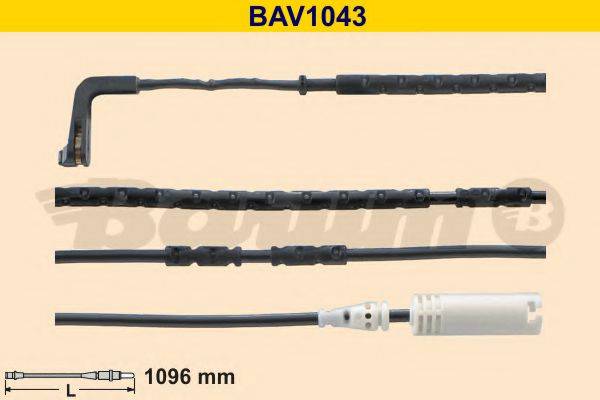 BARUM BAV1043 Сигналізатор, знос гальмівних колодок